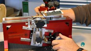 The object cutting a microsection with the WSL lab microtome [upl. by Anyalram333]