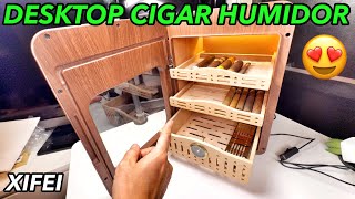 Review  XIFEI Cigar Humidor Cabinet [upl. by Haroun155]