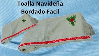 Toalla Navideña Personalizado  Personalized Christmas Towel [upl. by Giesecke]