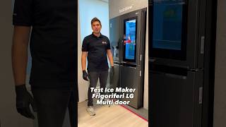 LG Frigoriferi  Come testare Ice Maker del frigorifero LG InstaView Multi door [upl. by Venice]