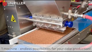 Unifiller FlexLine Version 2023  the most flexible production line for all your bakery products [upl. by Amora898]