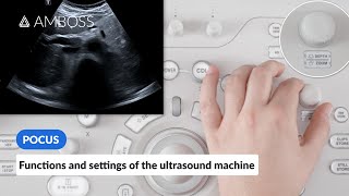 Point of Care Ultrasound  Functions and Settings of the Ultrasound Machine  AMBOSS Video [upl. by Mignonne261]