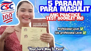 5 BEST WAYS TO REVIEW FOR CIVIL SERVICE EXAM 2024 USING REVIEWER amp PRACTICE TEST NAYUMI CEE ❤️ [upl. by Rubin327]