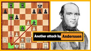 Chess Game Not An Immortal But Still A Great Game By Anderssen [upl. by Gotcher]