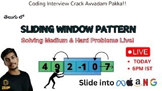 Mastering the Sliding Window Technique Solving Medium amp Hard Problems Live [upl. by Haizek]