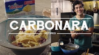 Buttery Spaghetti Carbonara Recipe [upl. by Ahel]