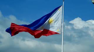 The Philippine National Flag Waving Proud Mabuhay [upl. by Karleen355]