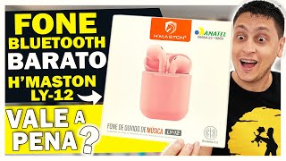 Fone Bluetooth LY12 o baratinho da Hmaston Unboxing e Review [upl. by Eisej]