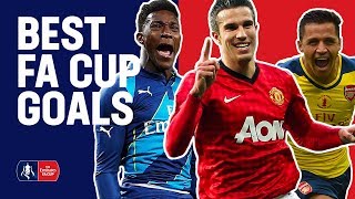 Welbeck Van Persie amp Sanchez Best FA Cup Goals For Manchester United and Arsenal  Emirates FA Cup [upl. by Lebyram]