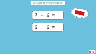 Schwierige Plusaufgaben  Verdopplungsaufgaben  Rechenstrategien Teil 4  Klasse 1 [upl. by Alyce]