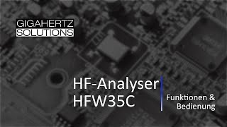 Gigahertz Solutions ElektrosmogMessgerät HFW35C Funktionen [upl. by Eirruc180]