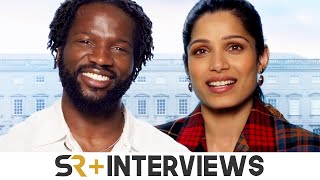 Freida Pinto amp Ṣọpẹ́ Dìrísù Interview Mr Malcolms List [upl. by Ynohtnaeoj]