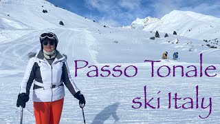 On the piste in Passo Tonale ski Italy 2023 [upl. by Landon928]