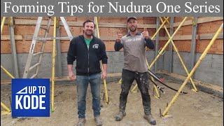 Forming Tips for Nudura One Series [upl. by Annailuj147]