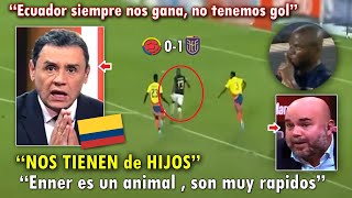 DEVASTADOS PERIODISTAS COLOMBIANOS EXPLOTAN tras DERROTA con ECUADOR VS COLOMBIA 10 HOY [upl. by Nide288]