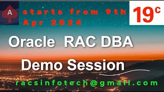 Oracle 19C RAC DBA Demo session April 2024 [upl. by Chadburn]