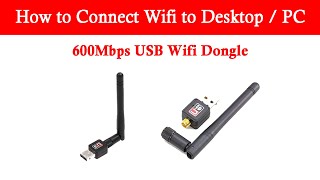 How to Connect Wifi to Desktop  PC [upl. by Orella]