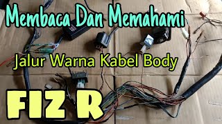 Membaca Dan Memahami Jalur Kabel Body Yamaha FIZ R asmchannel1505 [upl. by Opalina]