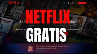 Cómo Tener Netflix Gratis Legal en 2024 [upl. by Trimble]