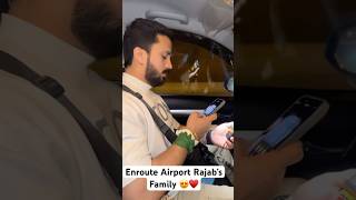 Enroute Airport ✈️ Saudi Arabia For Umrah Rajab’s Family 😍♥️ viralvideo youtubeshorts shorts [upl. by Amarette928]