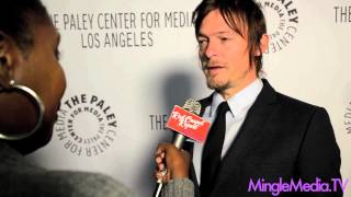 Norman Reedus at The Paley Center for Media Los Angeles Benefit wwwBigBaldHead [upl. by Lenni750]