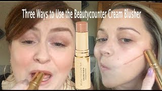 Three Ways to Use the Beautycounter Color Pinch Cream Blusher [upl. by Caves82]