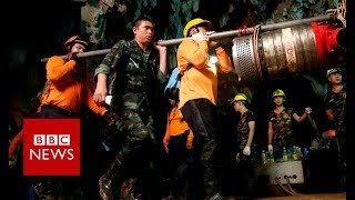 Thailand Cave How the Thai cave boys were rescued  BBC News [upl. by Vershen160]