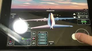 Hard ryanair landing in project flight [upl. by Yttik]