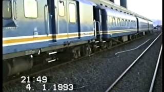 Southerner Train arrivals and departures from Gore and Invercargill [upl. by Nueoras48]