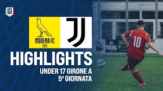 Highlights ModenaJuventus U17 AB 5ª giornata stagione 202425 [upl. by Kowatch]