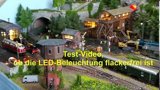 Testvideo flackerfreie LED Beleuchtung [upl. by Ahtela]