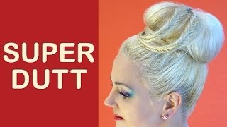 2 in 1 • Super Dutt mit Flechtzöpfe • selber machen • für mittel und lange Haare [upl. by Fillander]