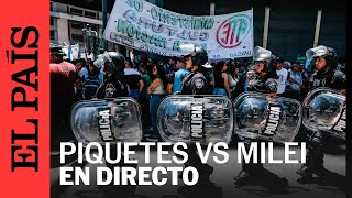 DIRECTO  Argentina Protestas contra las medidas económicas de Milei  EL PAÍS [upl. by Josi242]