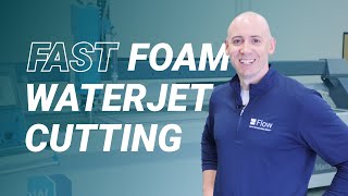 Can Waterjet Cut Foam Super Fast Pure Waterjet Cutting [upl. by Hutchings775]