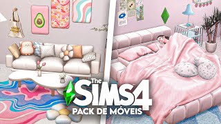 SUPER PACK DE MÓVEIS E DECORAÇÕES THE SIMS 4 ✨​ [upl. by Ramo674]