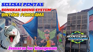 SELESAI PENTAS BONGKAR SOUND SYSTEM❗ BONGKAR SOUND BINTANG PANORAMA  JEMARAS LOR KLANGENAN [upl. by Clifford]