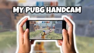 MY PUBG GAMEPLAY HANDCAM ON MY 47 inch PHONE 😍🔥 [upl. by Notxed]