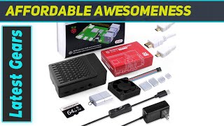 GeeekPi Raspberry Pi 4 4GB Starter Kit  64GB Edition The Ultimate Raspberry Pi Bundle [upl. by Felton710]