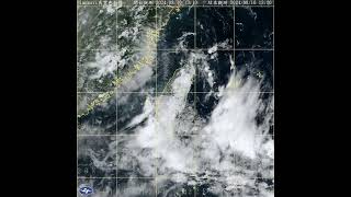 Thunderstorms over northernTaiwan with distinctive northerly winds and sourthly winds on 10 Aug 2024 [upl. by Lorraine]