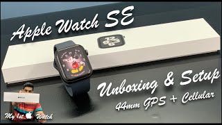 APPLE WATCH SE UNBOXING amp SETUP 44mm GPSCellular SG My 1st  Watch in HINDI by MANDEEP KUMAR [upl. by Renba186]