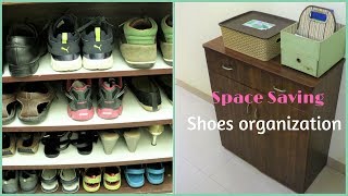 Space Saving Shoes Organization  Shoe Rack Organizer [upl. by Lucio]