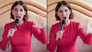 Alison Brie Freestyle Raps About GLOW To Childish Gambino amp Its Wild [upl. by Meredi]