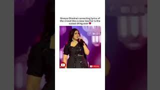 Shreya ghoshals live performance❤️ live shreyaghoshal songhindisongviralshorts [upl. by Adamok]