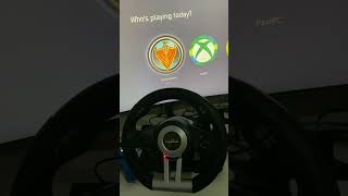 Running through programs XR Racing Steering Wheel [upl. by Ibrad]