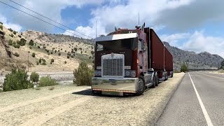 American Truck Simulator Kenworth K104B Freighter Tautliner PT2 [upl. by Haidabez]