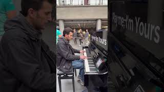 Explosive Musician Rocks The Public Piano [upl. by Malilliw]