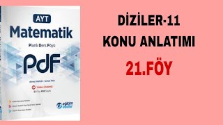 Eğitim Vadisi AYT Mat Pdf Föy21 Diziler11 Konu Anlatımı [upl. by Ralip]