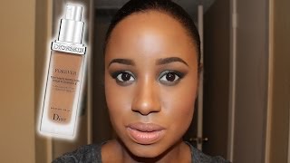 Diorskin Forever Foundation Review in Light Mocha swatches wear test and pictures [upl. by Ruprecht]