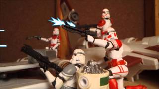 Star Wars Clone Wars  Senate Security Stop Motion [upl. by Scandura655]