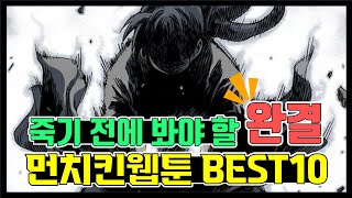 먼치킨 웹툰 완결 Best10  시대를 대표하는 불후의 명작 😆😆😆 [upl. by Katsuyama]